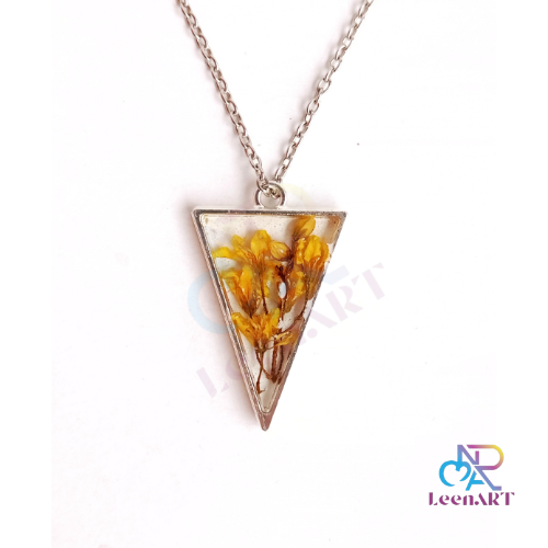 Yellow Triangle Pendent