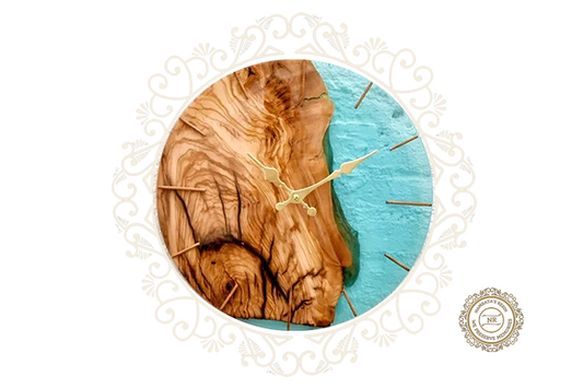 wooden wall clock