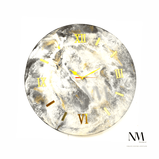 Resin Planet Wall Clock