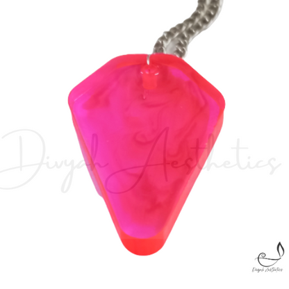 Pink lake pendant