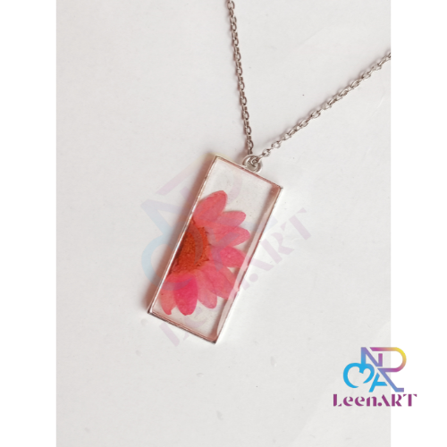 Daisy Pink Glow Pendent