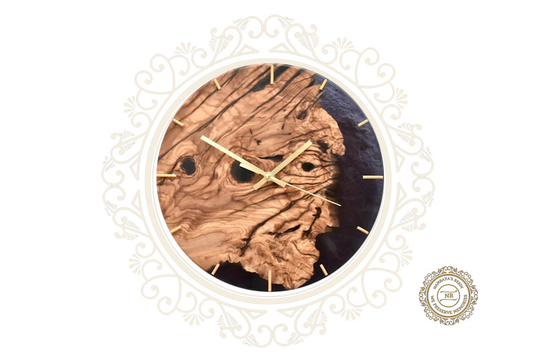 Wooden wall clock