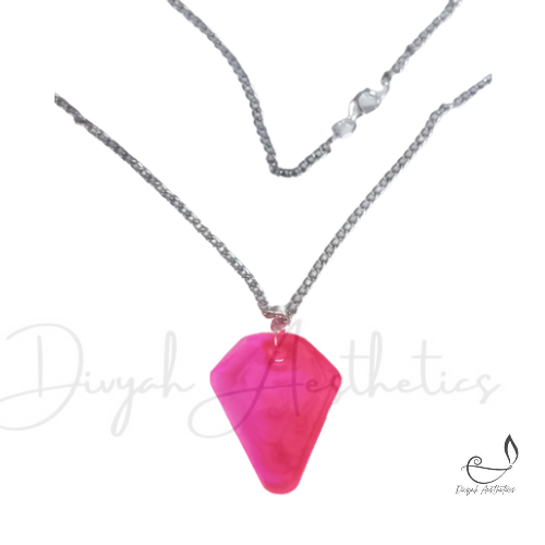 Pink lake pendant