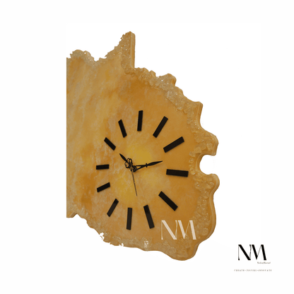 MDF based design with Resin & Crystal | Wall Clock