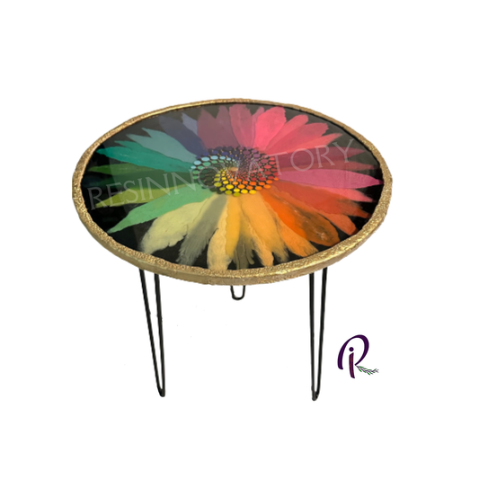 Rainbow Flower Coffee Table