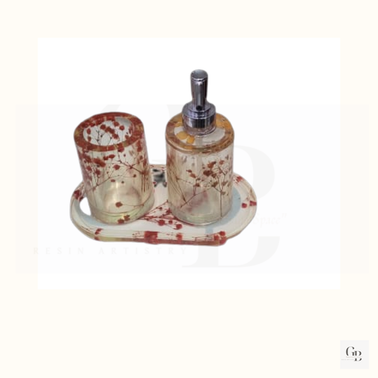 Bathroom decor ( soap dispenser set)