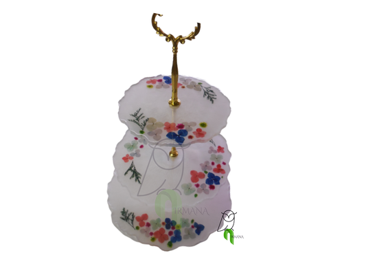 Pushpa Shobhana 3 tier cake stand