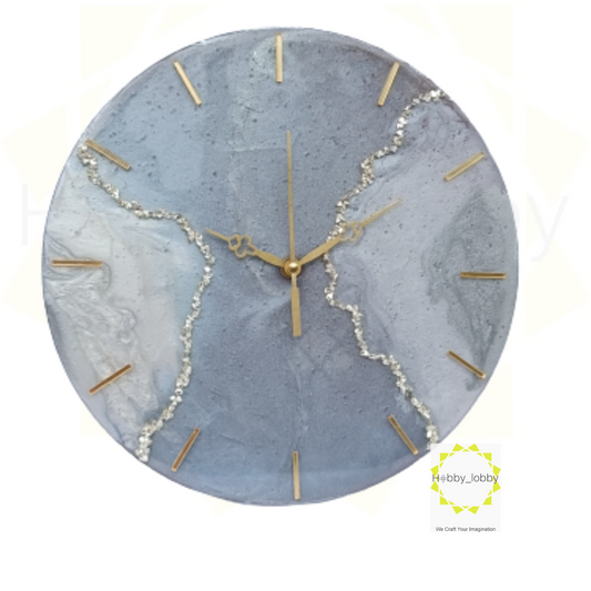 Gray and Silver Clock