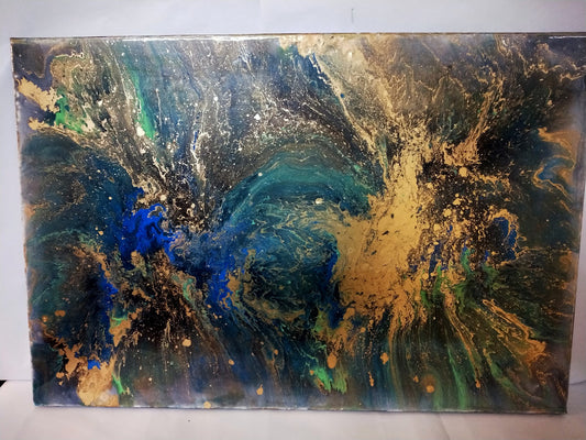 Canvas abstract pour