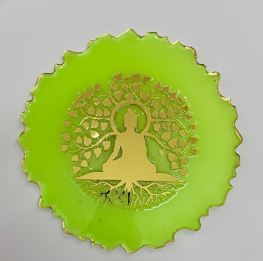 Buddha Tree Resin Wall Decor