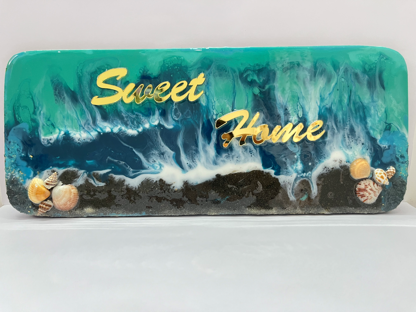 Ocean Beach Resin Nameplate