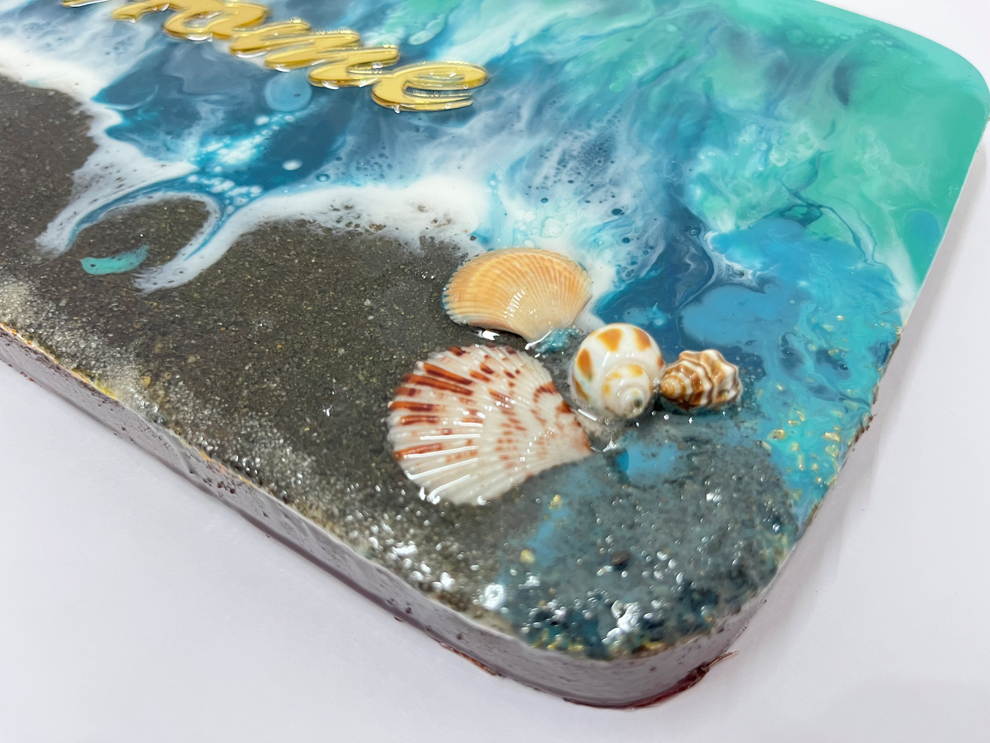 Ocean Beach Resin Nameplate