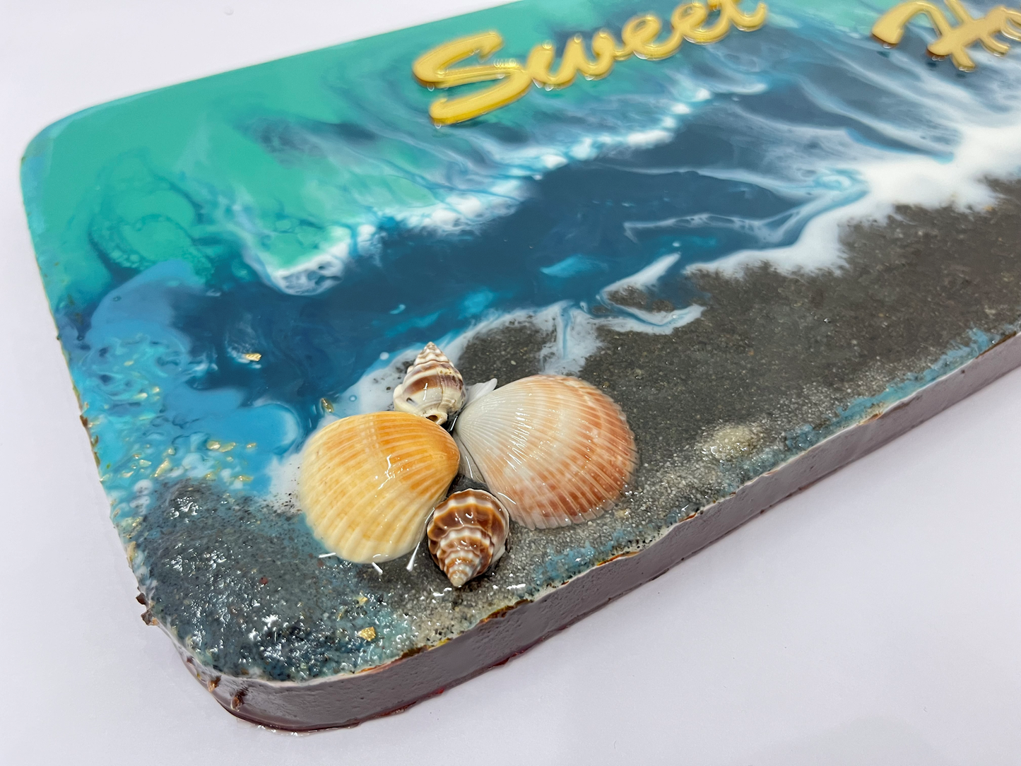 Ocean Beach Resin Nameplate