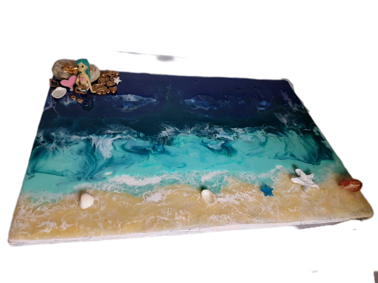 Mermaid treasure island ocean tray