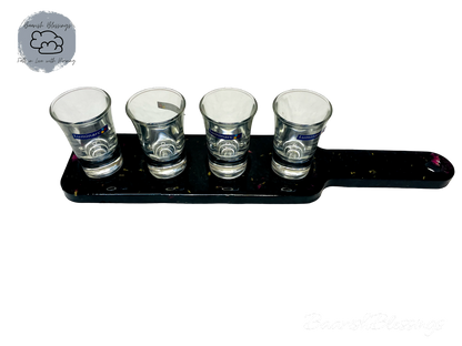 Twilight Shot Glasses Tray