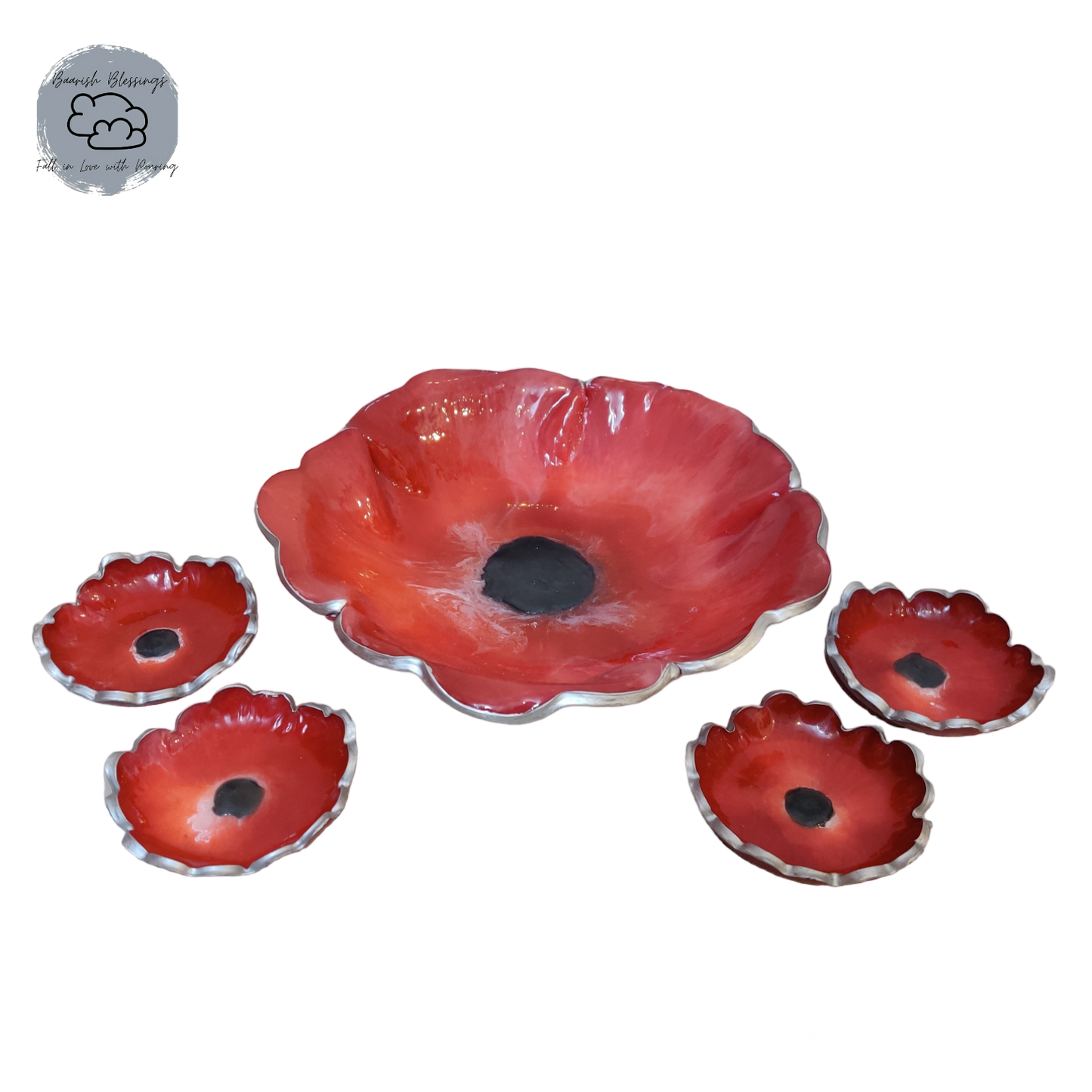 Sanguine Bowl Set of 1+4