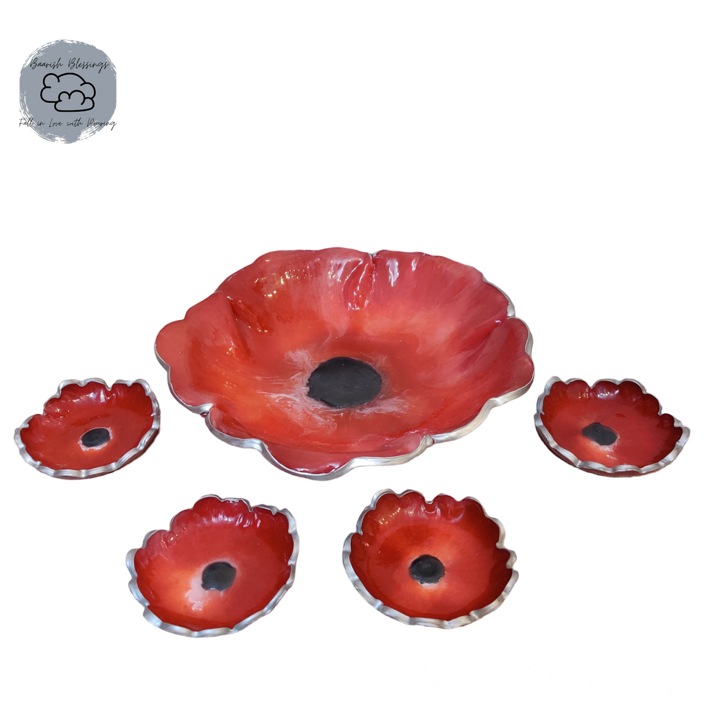 Sanguine Bowl Set of 1+4