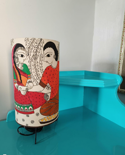 Madhubani Rakhi Lamp