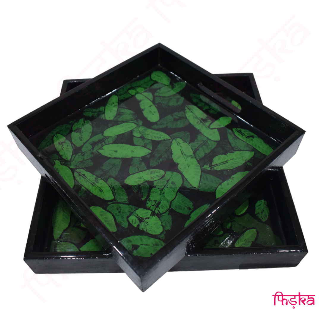 Enchanted Leaf Resin Tray