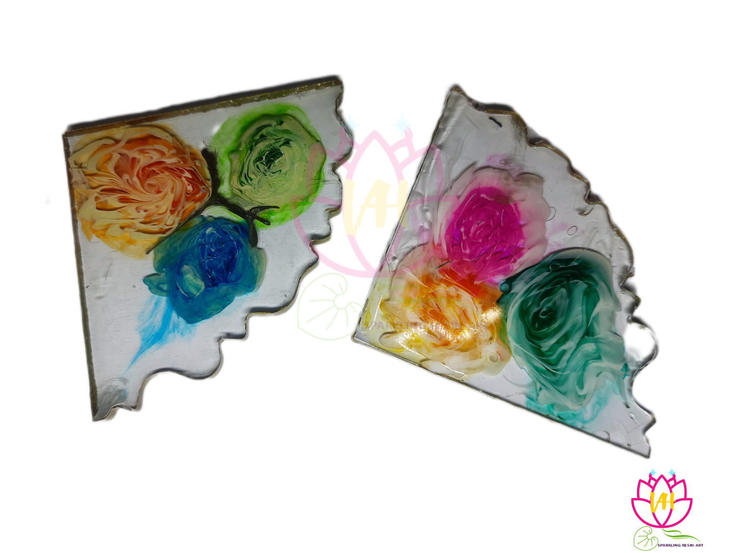 Flower coasters